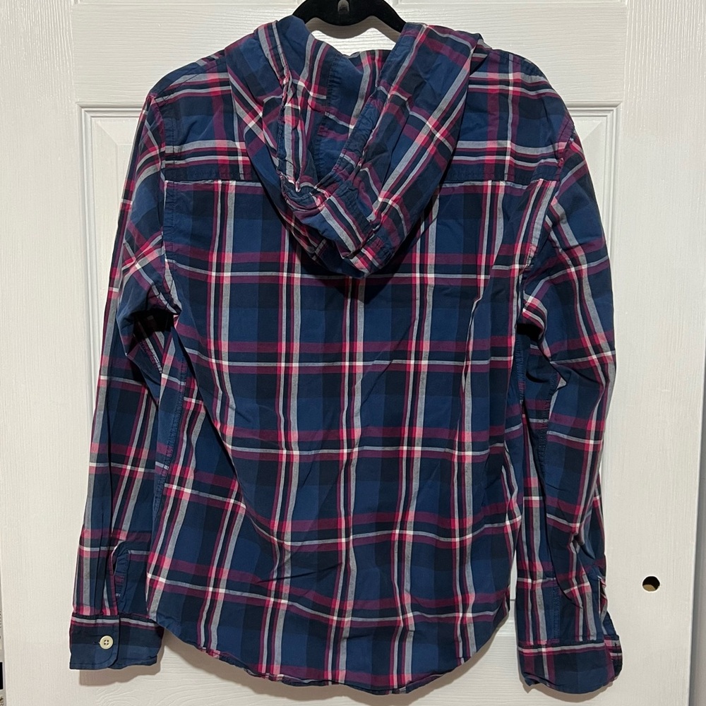 🖤 FREE 🖤 Aeropostale - Men’s Button Up Plaid Shirt - Picture 7 of 8